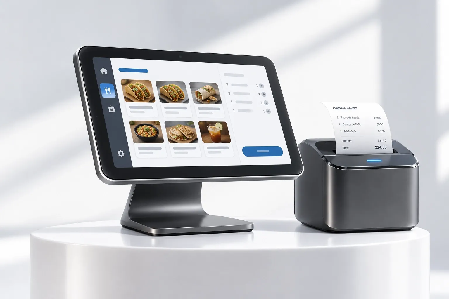 Sistema POS para operación de restaurante